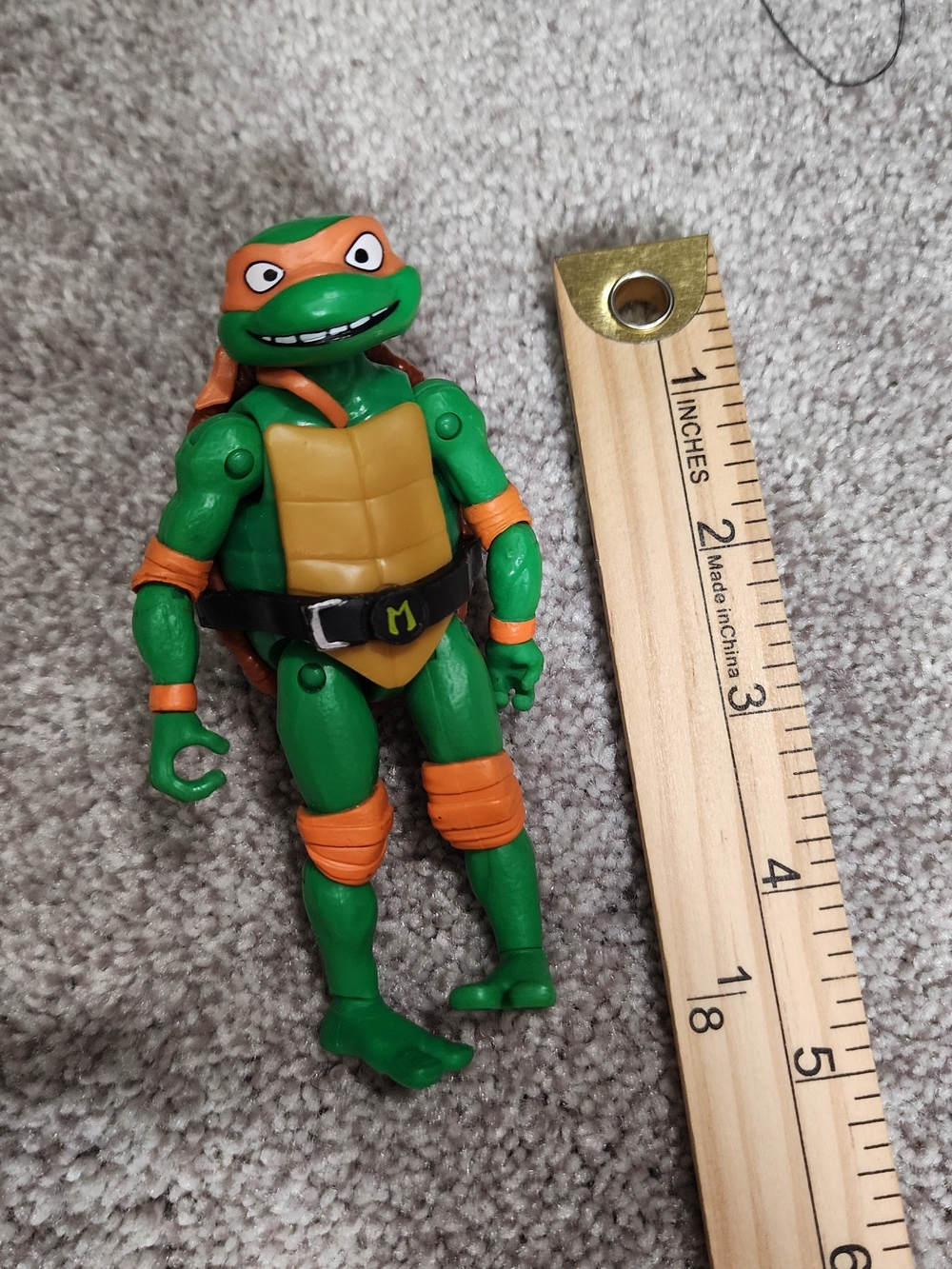 Teenage Mutant Ninja Turtles Michelangelo Action Figure - Green and Orange